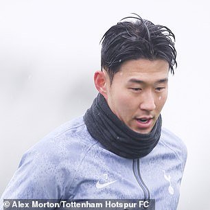 Son Heung-min has returned to training after representing South Korea in the Asian Cup