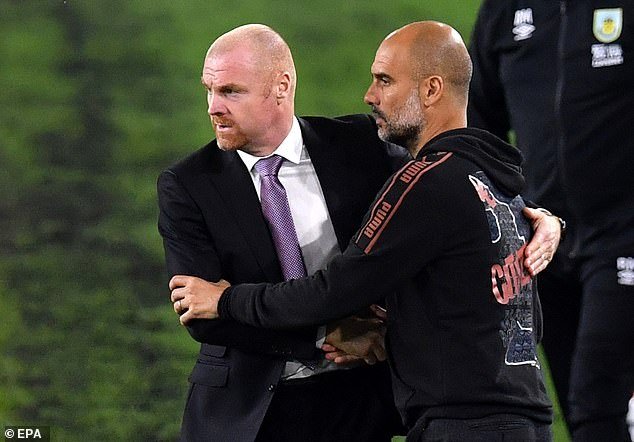 Guardiola prefers to wait to comment on City's accusations, despite Dyche asking questions about the reigning Premier League champions