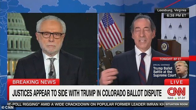CNN later said: 'Wolf was not feeling 100 percent while anchoring Thursday night'