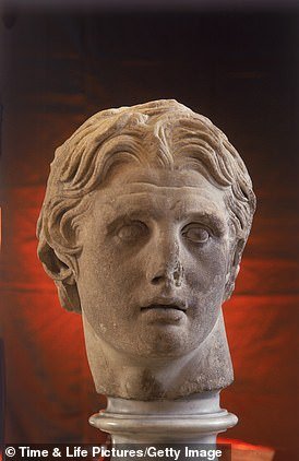 A bust of the ruler from the fourth century BC