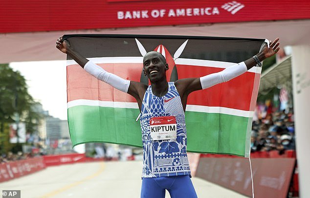 Kiptum made history last October when he clocked 2:00.35 to win the Chicago Marathon