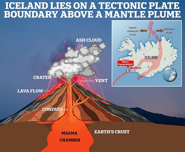 Iceland is a particular hotspot for seismic activity because it sits on a tectonic plate boundary called the Mid-Atlantic Ridge