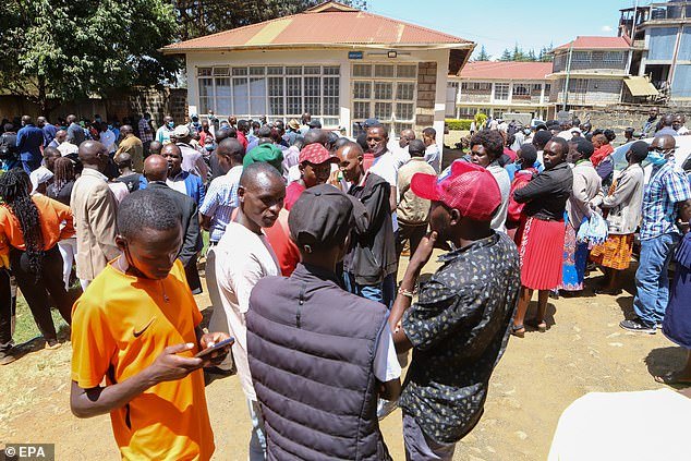 Mourners gathered to pay their respects to Kiptum after his death on Sunday