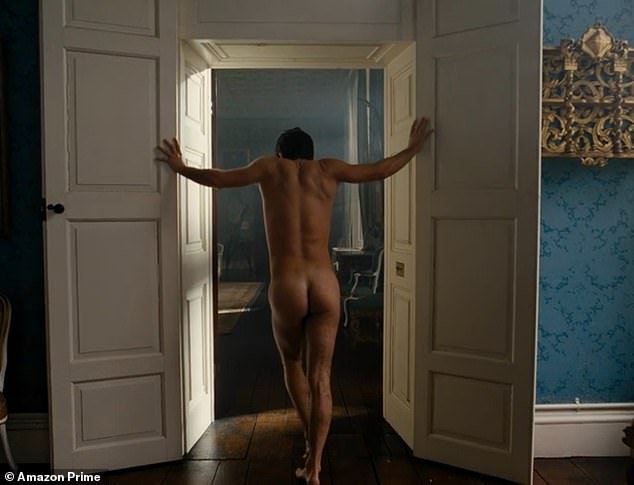 Barry Keoghan (who plays Oliver Quick) strips off for his final scene in Saltburn - a dance around the sprawling mansion