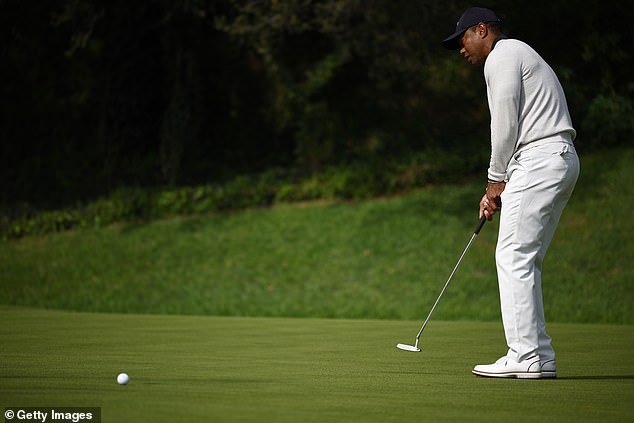 Woods, 48, last played in the father-son PNC Championship with his son Charlie in December