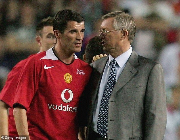 Former Manchester United captain Roy Keane is said to have clashed with Sir Alex Ferguson