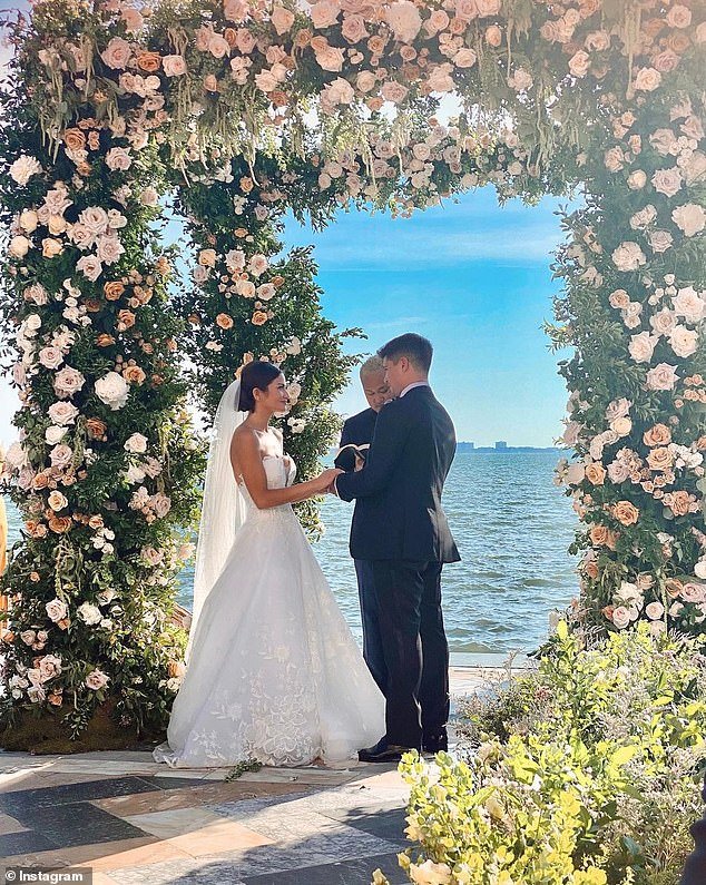 The couple first met when they were introduced by a mutual friend and eventually married in a ceremony at a ceremony in Sarasota, Florida in May 2021.