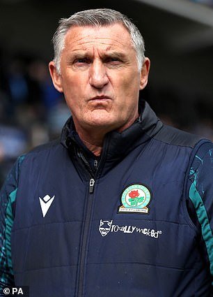 Mowbray managed Blackburn Rovers from 2017 to 2022