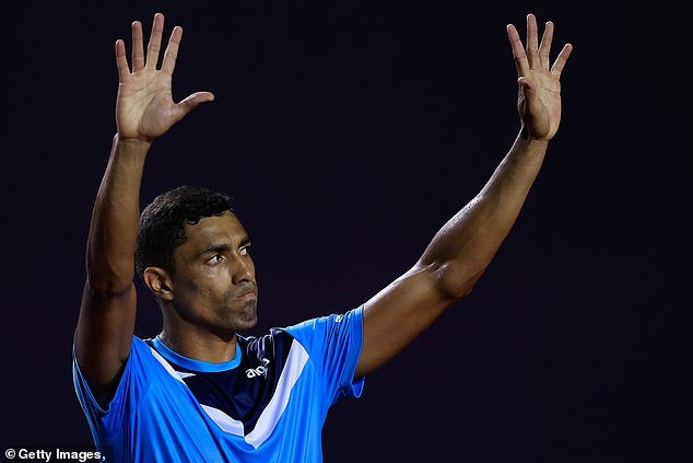 His injury allowed Thiago Monteiro to win the match and advance to the quarter-finals