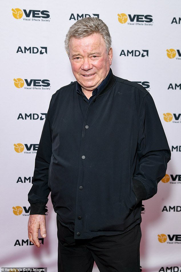 Shatner received the award from Seth MacFarlane, with the actor admitting that he thought the award was 'grandiose'.