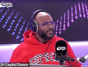 When MistaJam welcomed him to the 40's club, the host asked, 