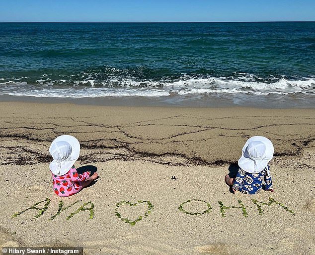 The couple are raising their 10-month-old twins Aya and Ohm, whose names the mother-of-two just revealed on Valentine's Day