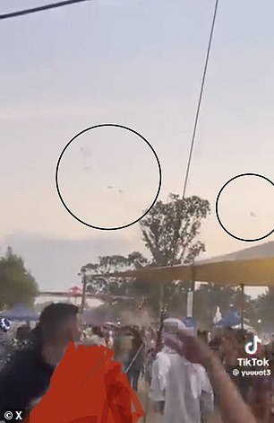 And another shows Hamas paragliders