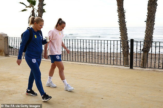 England coach Sarina Wiegman told Stanway that packing boots in hand luggage was essential