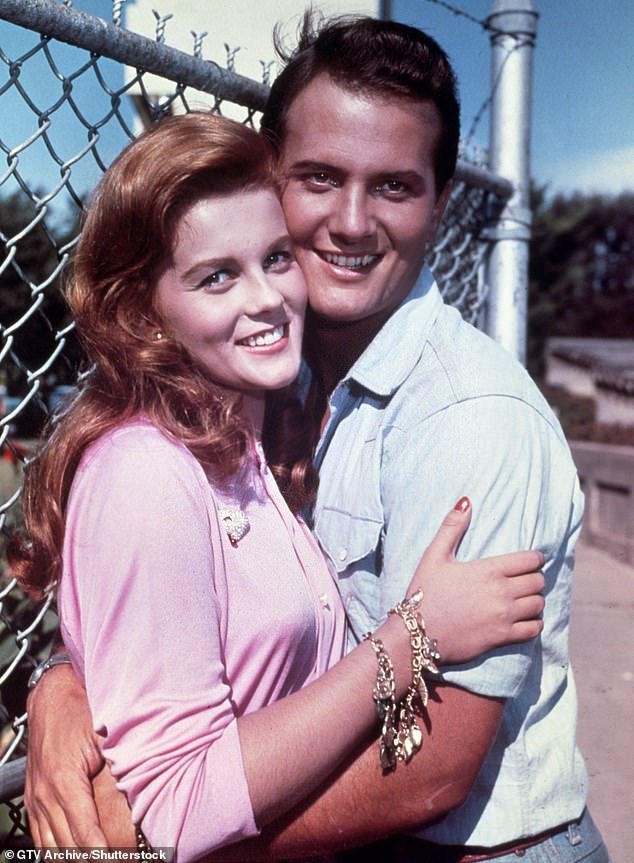 Ann-Margret and Pat Boone on the set of the musical film State Fair in 1962