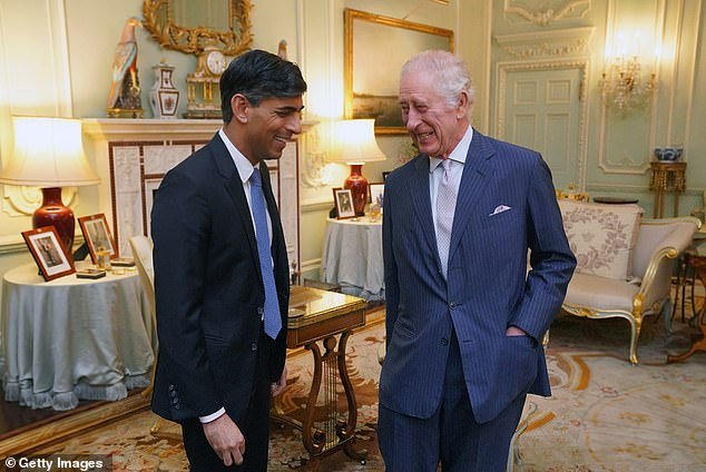 The King revealed during a meeting with Prime Minister Rishi Sunak that he had been 'reduced to tears' by some messages of support