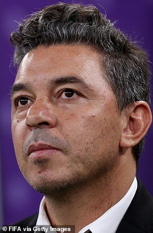He also said he has no problems with Al-Ittihad manager Marcelo Gallardo (pictured above)