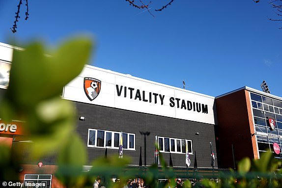 BOURNEMOUTH, ENGLAND - FEBRUARY 24: A general view outside the stadium ahead of the Premier League match between AFC Bournemouth and Manchester City at the Vitality Stadium on February 24, 2024 in Bournemouth, England.  (Photo by Clive Rose/Getty Images)