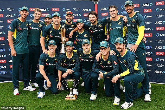 Australia have endured three rain delays on their way to a clean sweep in the T20I series