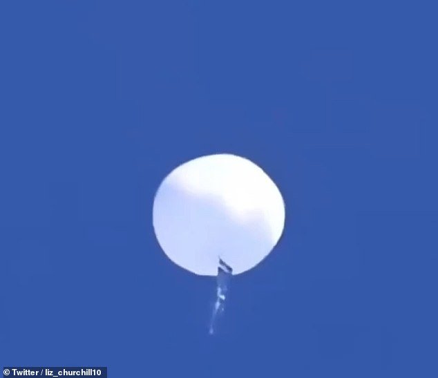 A similar balloon was found flying over the US and was eventually shot down off the coast of South Carolina on February 4, 2023.