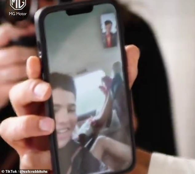 Walker's son was excited when he got a FaceTime call from one of his favorite musicians