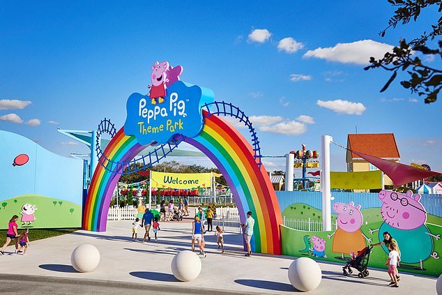 The show has become so big that clothing and toys have been franchised and even featured in amusement parks (photo)