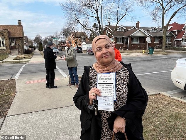 Jamileh Karkaba is a driving instructor who immigrated to the US from Lebanon and said Biden is 'doing nothing for us' and plans to switch her support to Donald Trump after voting 'uncommitted'