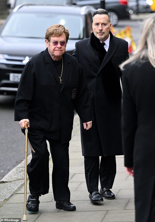 It comes after he was seen using a crutch as he attended Derek Draper's funeral earlier this month.