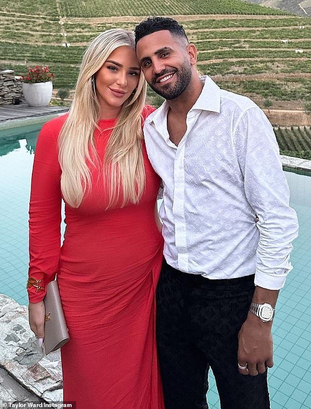 The couple recently moved there after footballer Riyad, 33, signed a lucrative contract with Saudi Arabian football club Al Ahli.