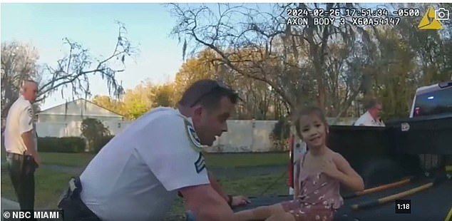 Bodycam footage of the rescue shows the moving moment officers finally found the child