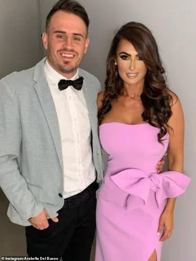 Del Busso shot to fame during her messy breakup with NRL star Josh Reynolds (pictured together)
