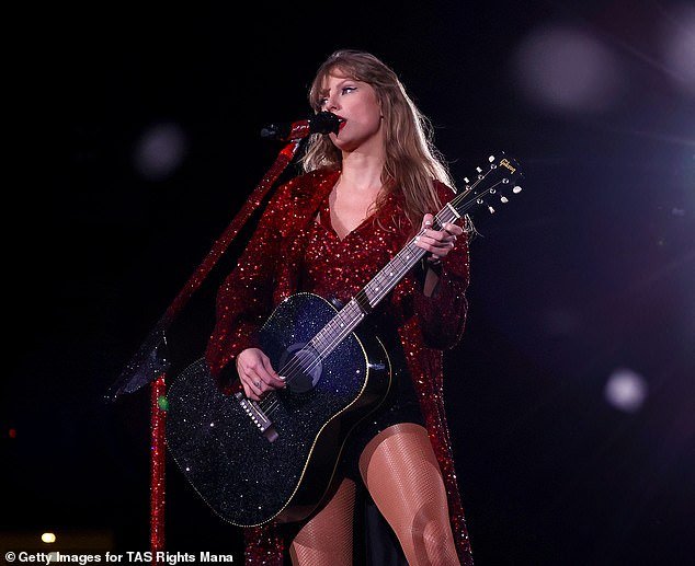 Taylor Swift's Sydney leg of her Eras tour kicks off at Accor Stadium on Friday.  To ensure fans don't miss any of this exciting 44-song marathon, there are some helpful tips circulating online.  Pictured: Taylor Swift