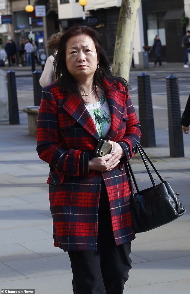 Guixiang Qin, 54, moved into Robert Harrington's home in Kings Lynn, Norfolk, the month after they met in January 2019