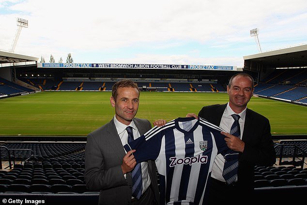 Ashworth (left) cut his teeth at West Brom, where he helped send them to the Premier League