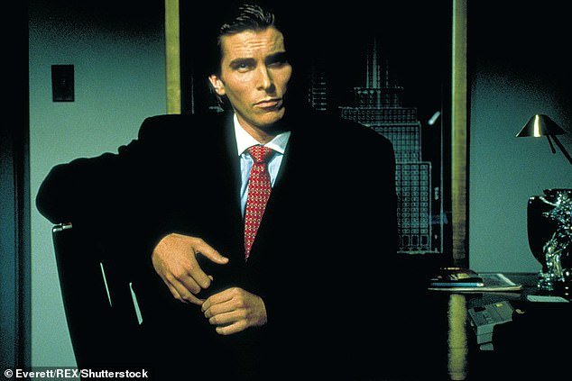 From American Psycho's Patrick Bateman (played by Christian Bale, pictured) to Tom Ripley in The Talented Mr Ripley, on-screen psychopaths are usually men.  This could fuel the assumption that the vast majority of psychopaths are men, but one academic claims this could be misleading