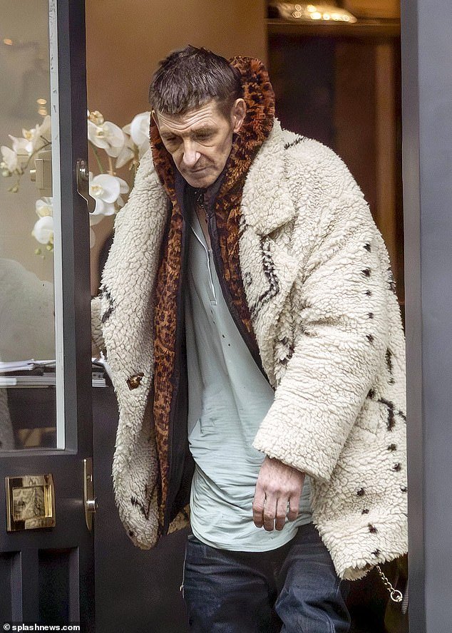 Peaky Blinders star Paul Anderson leaves a bakery near his north London home looking emaciated