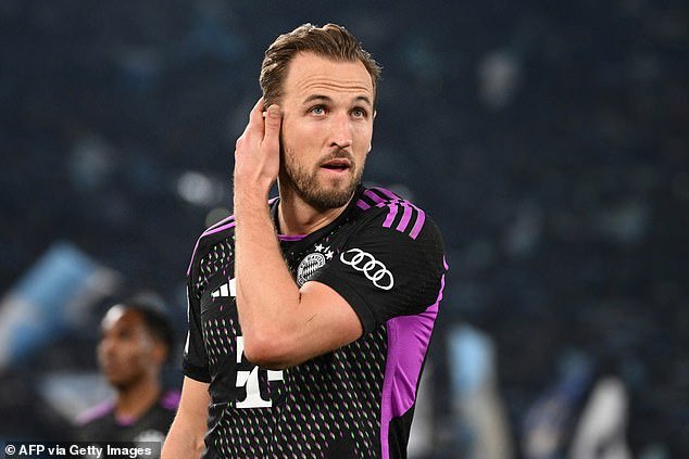 Harry Kane failed to prevent Bayern Munich's 1-0 defeat by Lazio in the Champions League