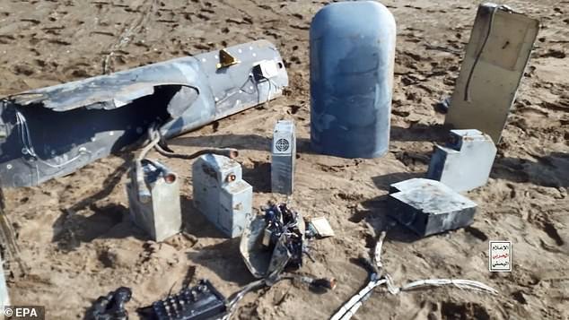 Houthi rebels have released images of what they claim is a $30 million US drone shot down in Yemen - the second they have destroyed - as tensions escalate in the Red Sea