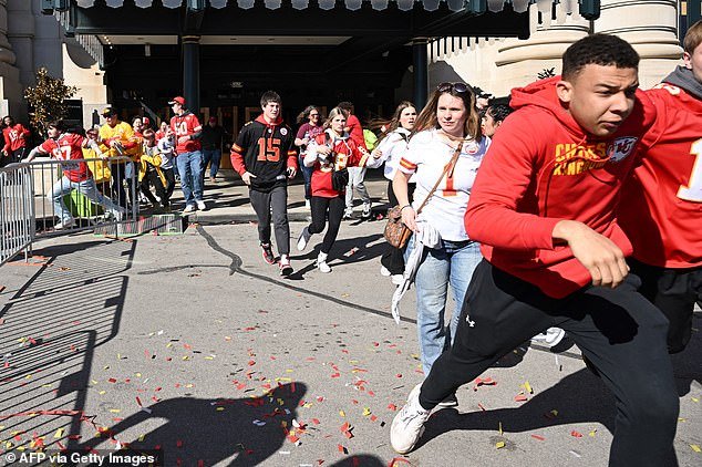Fans flee after shots are fired near Kansas City Chiefs' Super Bowl LVIII victory parade