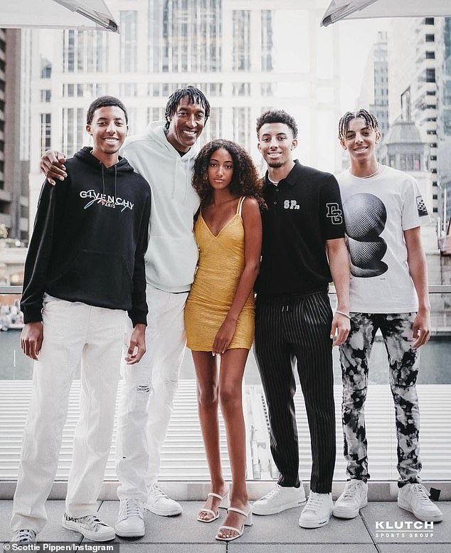 She and Scottie share 23-year-old son Scottie Jr., 22-year-old son Preston, 19-year-old son Justin and 15-year-old daughter Sophia