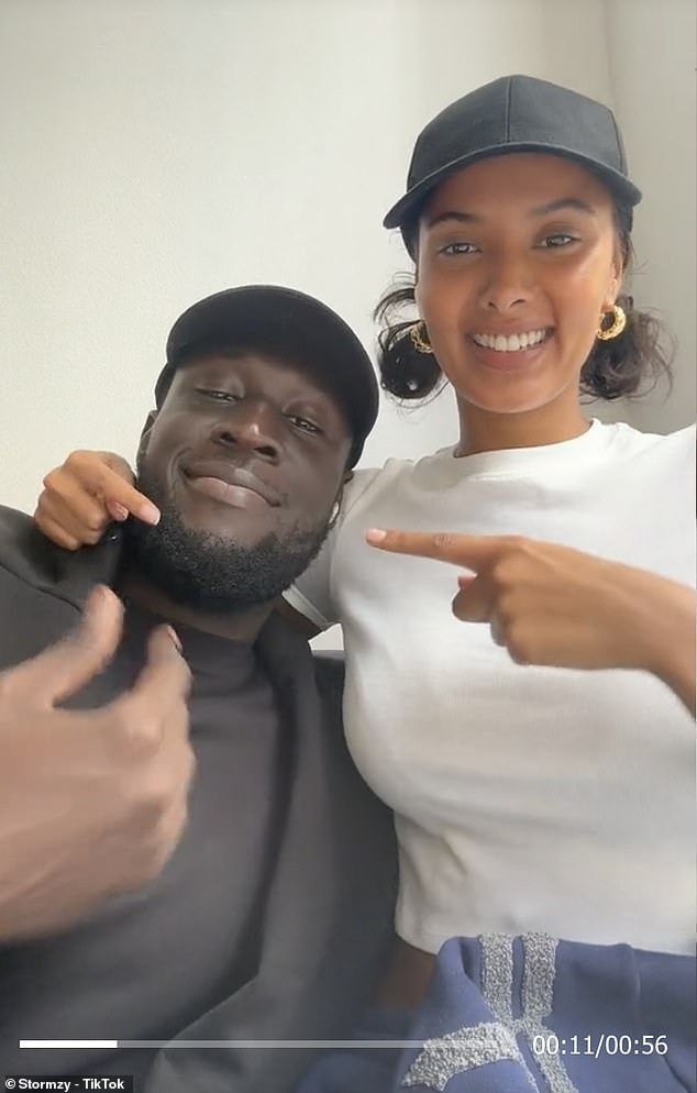 Maya Jama and Stormzy appeared to be stronger than ever as they discussed their romance during an intimate chat