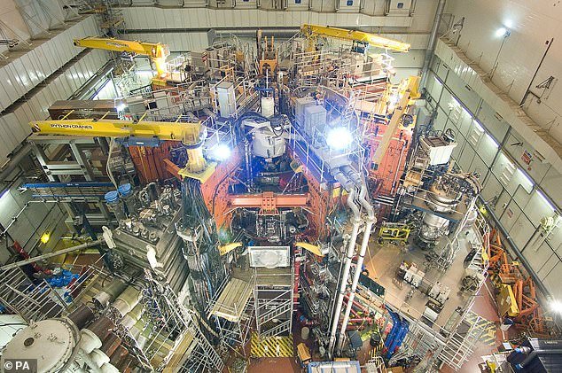 The UKAEA announced that the Joint European Torus (JET), the largest and most powerful operational reactor, called a tokamak, had produced a world record total of 59 megajoules of heat energy from fusion in a period of five seconds.