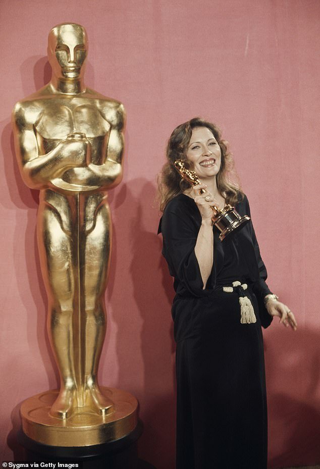 Dunaway won an Oscar in 1977 for her role as a ratings-obsessed TV executive in Network – but no clips from that film were used in the controversial birthday tribute