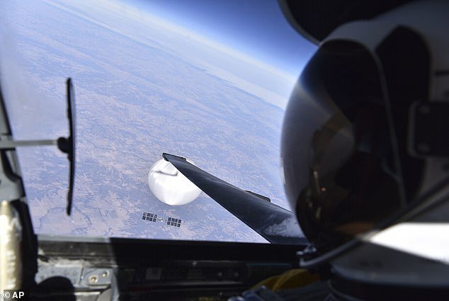 The US military intercepted a balloon floating over Utah on Friday.  The Pentagon said it was not a threat