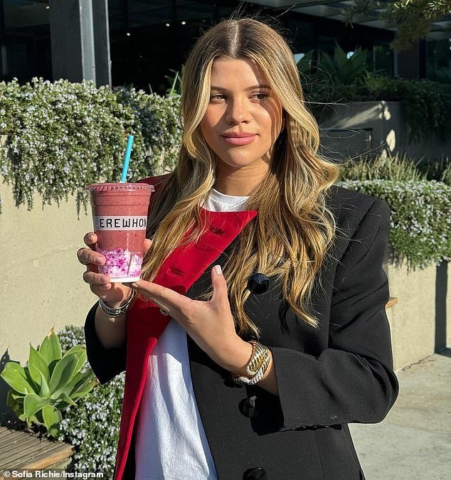 Sofia Richie Grainge is the latest celebrity to launch her own personal branded smoothie at Erewhon