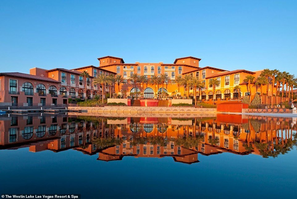 The Kansas City Chiefs are staying at the Westin Lake Las Vegas Resort & Spa ahead of next weekend's Super Bowl in Nevada