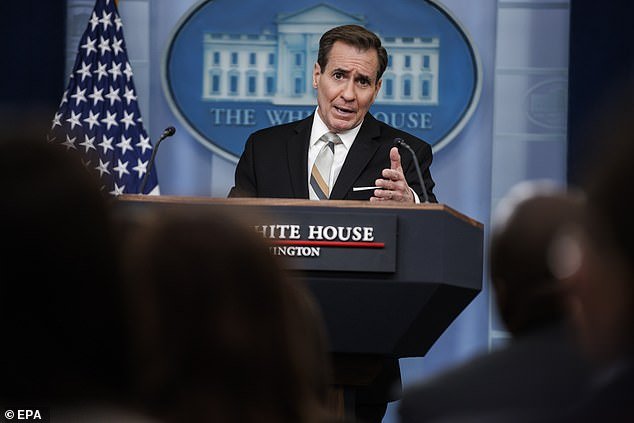 At the White House daily briefing on Thursday, communications coordinator John Kirby told reporters that Americans should not believe anything Putin says.