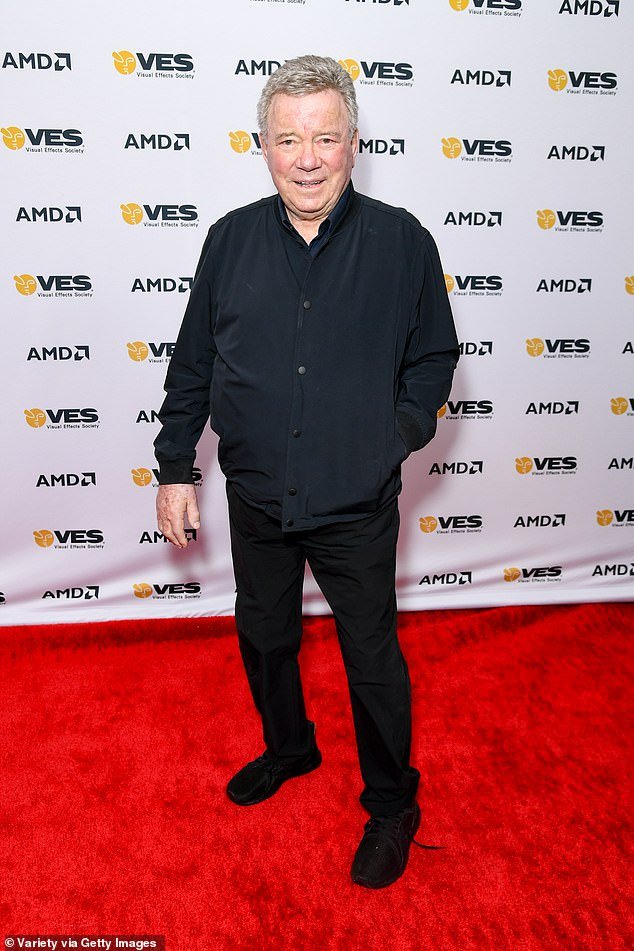 William Shatner celebrated an iconic career Wednesday at the 22nd annual Visual Effects Society Awards