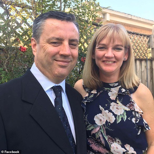 Anthony Langford, 51, (pictured with wife Kristine) was among those missing in the disaster.  He was confirmed dead by police on Sunday