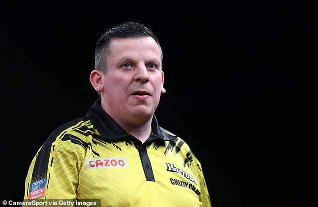 Little defeated both Martin Schindler and Dave Chisnall (above) at the event at Butlins Minehead